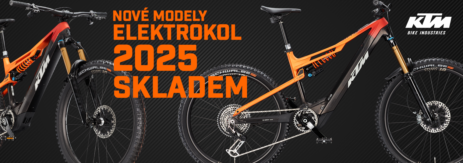 NOVÉ MODELY ELEKTROKOL KTM 2025 SKLADEM
