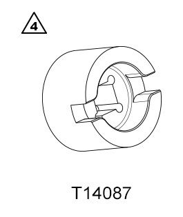 KTM SPECIAL NUT FOR PRELOAD ADJUSTER