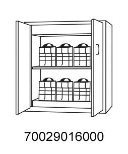 FIRE STORAGE UNIT 1298 MM H.