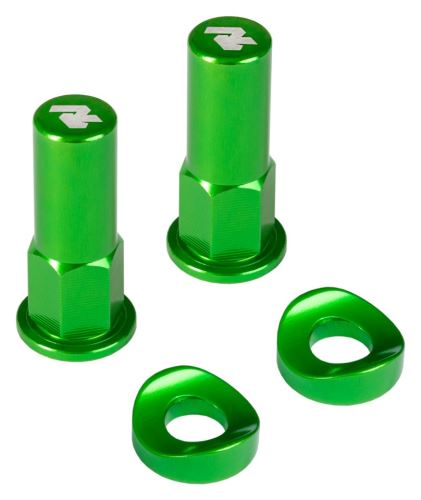 RABACONDA RIM LOCK NUT SET GREEN, PAIR