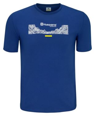 HUSQVARNA GOTLAND TEE BLUE