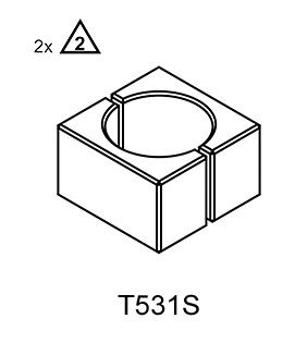 KTM CONNECTOR BLOCK D 38MM