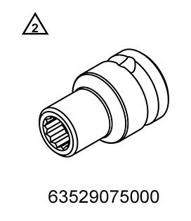 KTM NUT 9 MM 1/2 KTM NUT 9 MM 1/2
