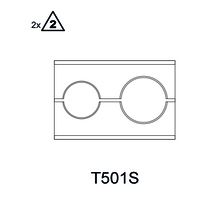 CLAMPING BLOCK INNER/OUT. PIPE