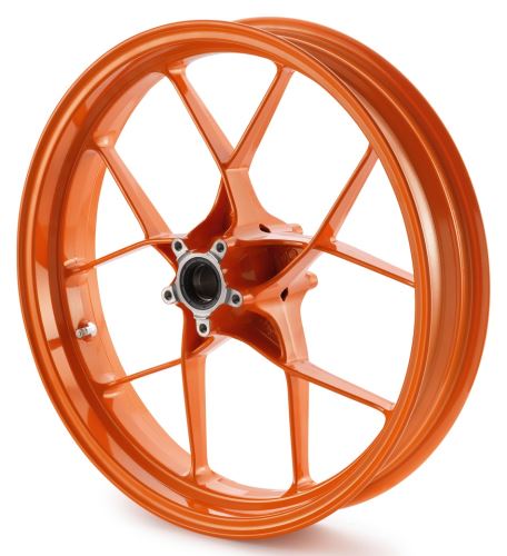 FRONT WHEEL 3,5X17'' ORANGE