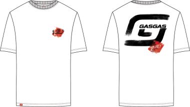 FULL GAS TEE WHITE XS