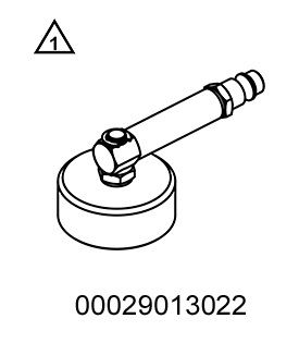 ADAPTER FOR FOOT BRAKE CYLINDER