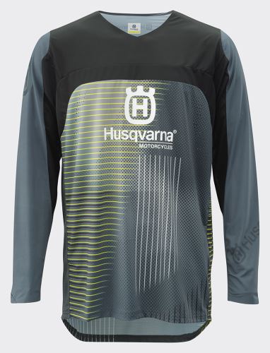 HUSQVARNA RAILED JERSEY GREY