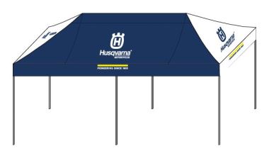 HUSQVARNA TENT ROOF 6 X 3 M