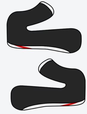 HUSQVARNA SPARK 2 CHEEK PADS L