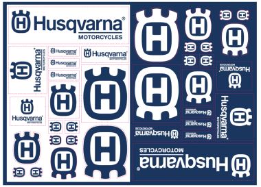 HUSQVARNA STICKER SHEET (1)