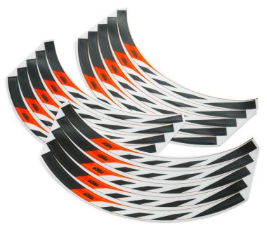 KTM WHEEL RIM STICKER KIT KTM WHEEL RIM STICKER KIT