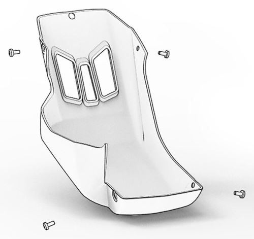 KTM MOTORCOVER FOR BOSCH GEN4 PT800