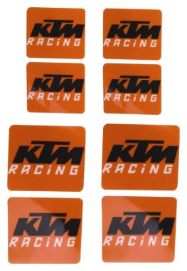 KTM WHEEL HUB DECAL KIT 8 PCS. KTM WHEEL HUB DECAL KIT 8 PCS.