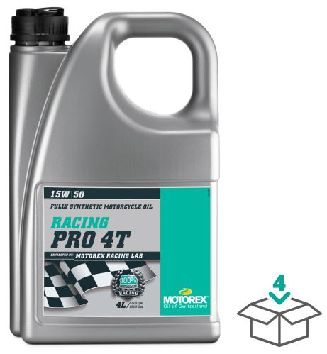 Závodní motorový olej MOTOREX RACING PRO 4T 15W/50 4L
