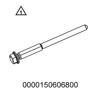 LOCKING SCREW M6X68 SW8 8.8