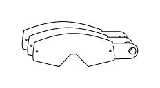 KTM BUZZ TEAR OFF´S (20PCS)