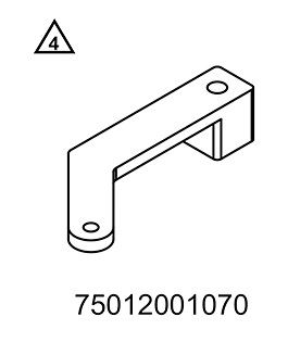 KTM RETAIN. ARM F. ENG.WORK STAND