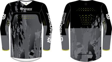 HUSQVARNA RAILED JERSEY BLACK L