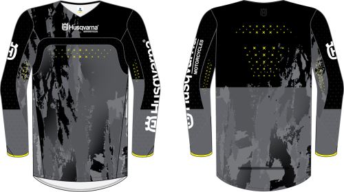 HUSQVARNA RAILED JERSEY BLACK