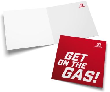 GASGAS GREETING CARD GASGAS GREETING CARD