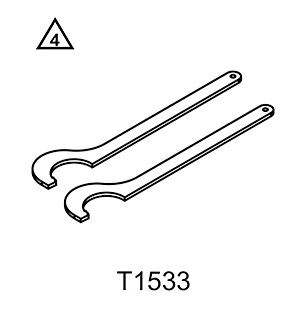 KTM HOOK WRENCH ( 2 ITEMS ) KTM HOOK WRENCH ( 2 ITEMS )