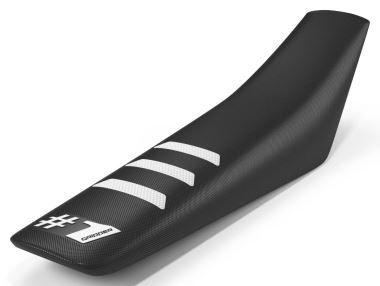 ONEGRIPPER Potah sedla LIGHT RIB černá-bílá