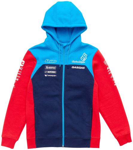 TLD GASGAS TEAM ZIP HOODIE NAVY/RED