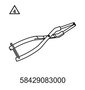 KTM CLAMP FOR FOOTRESTSPRING KTM CLAMP FOR FOOTRESTSPRING