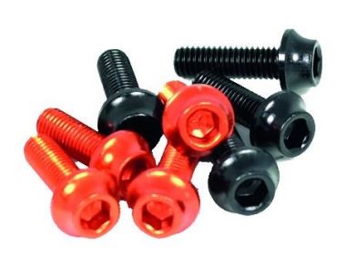 KTM BOTTLE CAGE SCREW SET ALLOY BLK&amp;OR