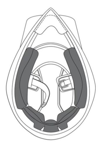 KTM AX9 CHEEK PADS