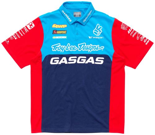 TLD GASGAS TEAM PIT SHIRT NAVY/RED S
