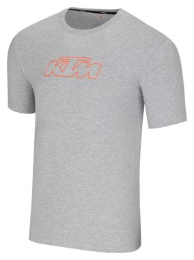 KTM ESSENTIAL TEE LIGHT GREY MELANGE M