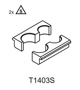 KTM CLAMPING BLOCK F. PIPE 48/60