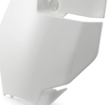 KTM NUMBER PLATE WHITE