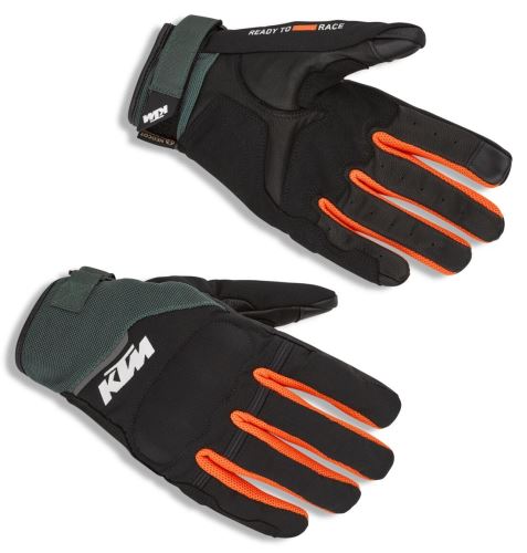KTM TWO 4 RIDE V3 GLOVES BLK/GREEN