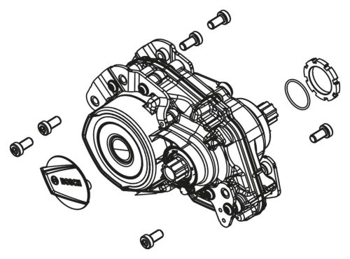 BOSCH SADA DRIVE UNIT PERFORMANCE LINE CX S UPÍNACÍ DESKA (BDU3741)