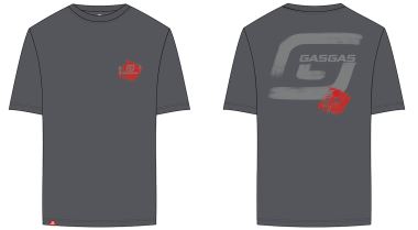 FULL GAS TEE GREY L