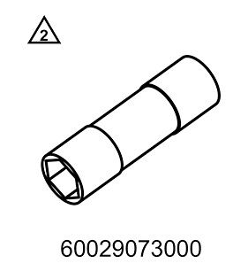 KTM SPARK PLUG WRENCH 16MM 1/2INCH