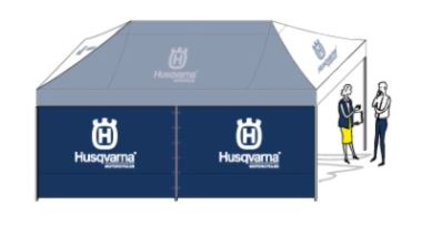 HUSQVARNA TENT SIDE WALL HQV 6 X 3 M HUSQVARNA TENT SIDE WALL HQV 6 X 3 M