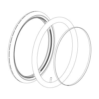 Tire assembly - Kenda 20"