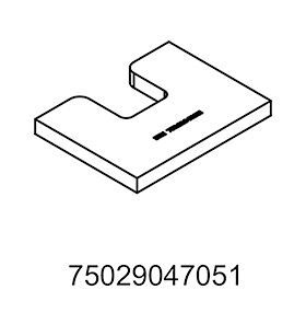 KTM PRESS OUT PLATE BOTTOM PART