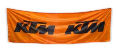 KTM BANNER WITH RINGS KTM BANNER WITH RINGS